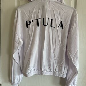 P'tula Women's Classic White Hoodie Jacket